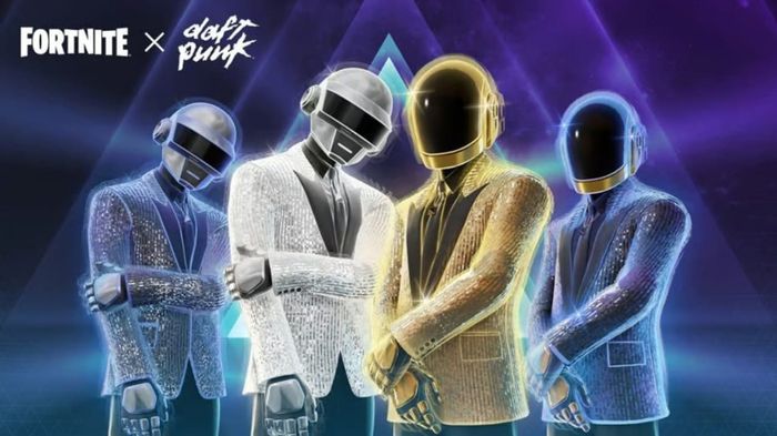 Fortnite hợp tác với Daft Punk giới thiệu nhiều vật phẩm độc đáo và chất lượng.