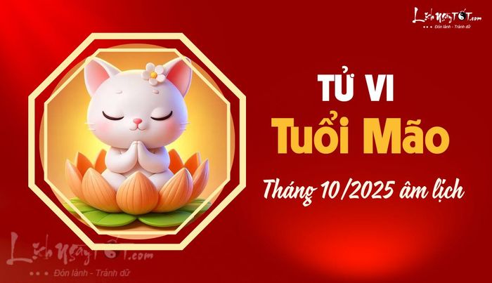 Tử vi tháng 10/2025 tuổi Mão âm lịch