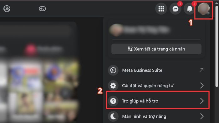 Hướng dẫn khắc phục tài khoản Facebook bị hạn chế trong 2 ngày - Bước 1
