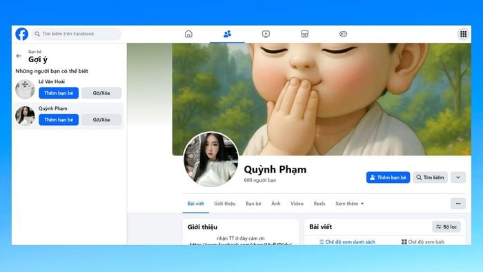Tính năng gợi ý kết bạn trên Facebook là gì?