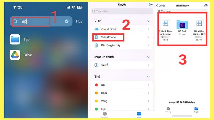 cách tìm file tải về từ Zalo trên iPhone