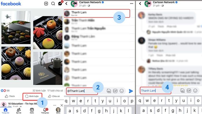 Hướng dẫn tag tên trong bình luận trên Facebook