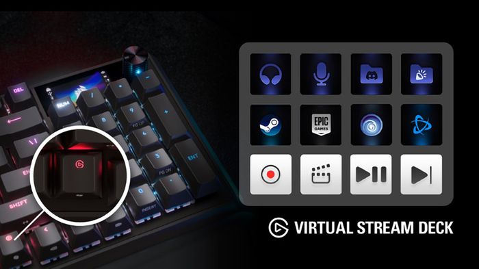 Bàn phím VANGUARD mới đều tích hợp sẵn Elgato Stream Deck
