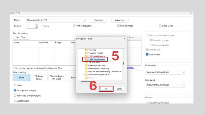 Hướng dẫn in nhiều tệp PDF cùng lúc bằng Foxit Reader, bước 3