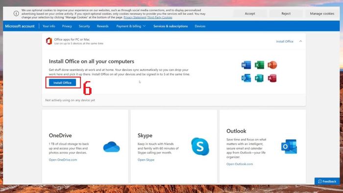 Hướng dẫn tải Outlook trên máy tính Windows và macOS - Bước 3.1