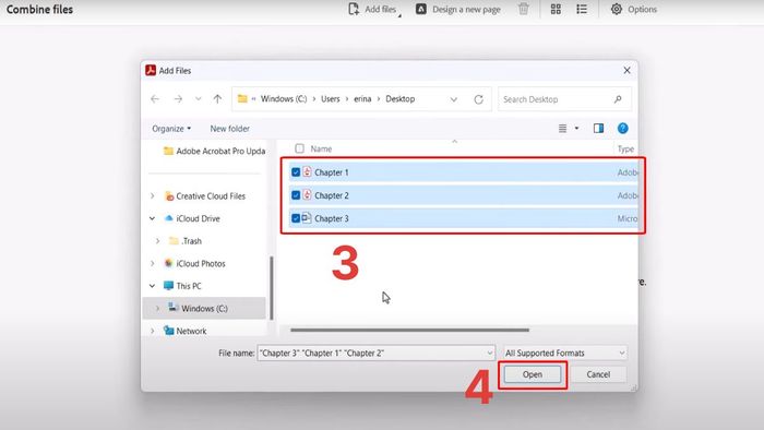 Hướng dẫn in nhiều tệp PDF cùng lúc với phần mềm Adobe Reader, bước 3