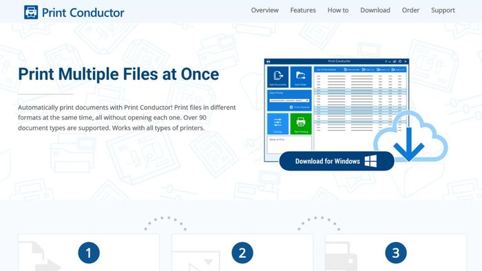 Hướng dẫn in nhiều tệp PDF cùng lúc bằng các công cụ trực tuyến khác, bước 1