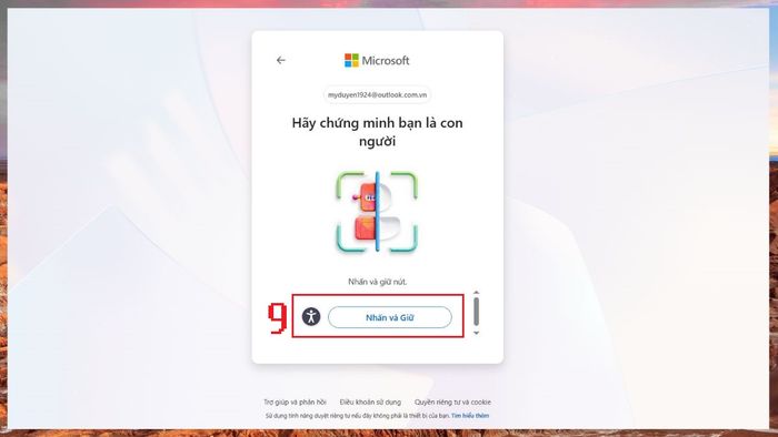 Hướng dẫn tạo tài khoản và đăng nhập trên máy tính - Bước 5