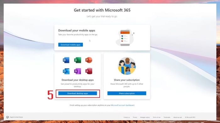 Hướng dẫn tải Outlook trên máy tính Windows và macOS - Bước 3