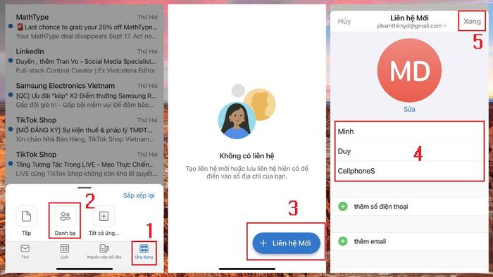 Cách quản lý danh bạ trong Outlook