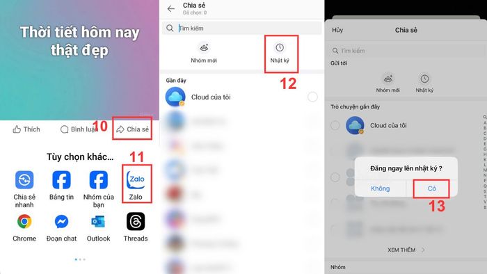 Cách kết nối Zalo với Facebook