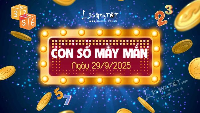 màu sắc may mắn hôm nay 29/9/2025