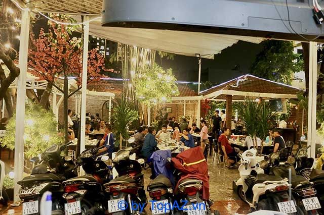 quán nhậu sân vườn ở tphcm