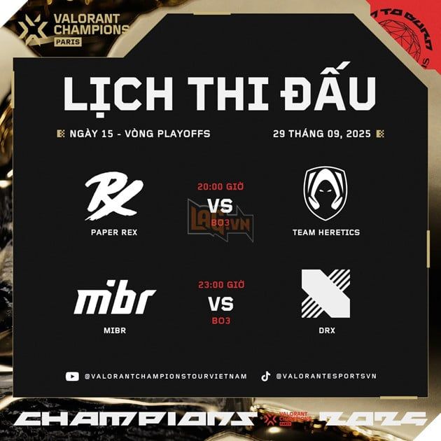 VALORANT Champions 2025: Fnatic Tạo Cú Lội Ngược Dòng Kỳ Diệu, NRG Vẫn Nắm Lợi Thế Trước MIBR 9