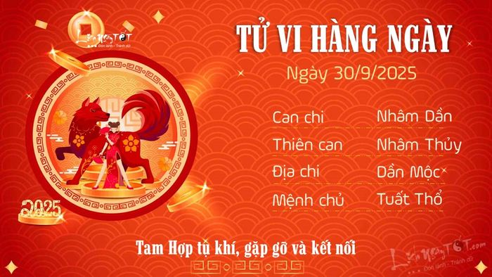 11 Tử vi hàng ngày 30-9-2025 - Tuất