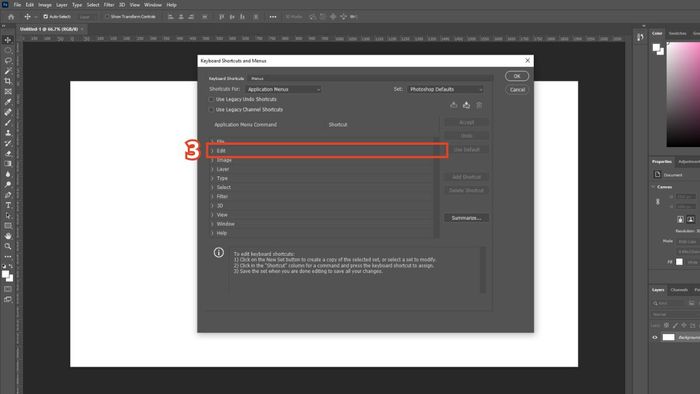 Hướng dẫn cấu hình Undo trong Photoshop