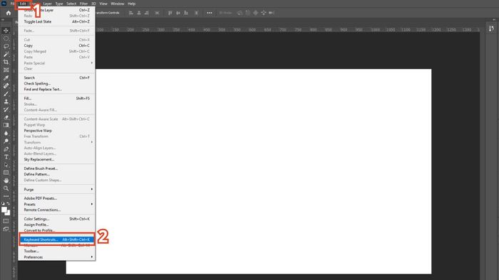 Hướng dẫn thiết lập phím Undo trong Photoshop