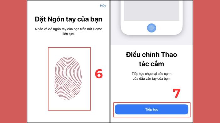 Cách khắc phục iPhone không nhận diện vân tay - xoá vân tay cũ bước 4