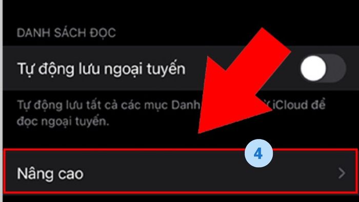 Hướng dẫn xóa Cookie trong trình duyệt Safari - Bước 3