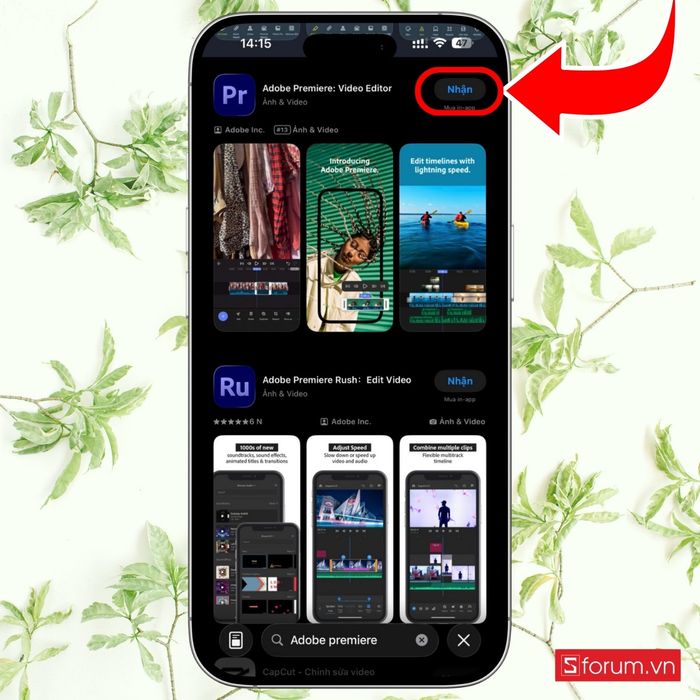 Hướng dẫn cài đặt Adobe Premiere trên iPhone bước 3
