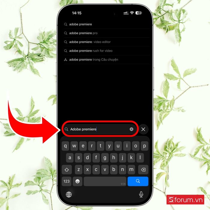 Hướng dẫn tải Adobe Premiere trên iPhone bước 2