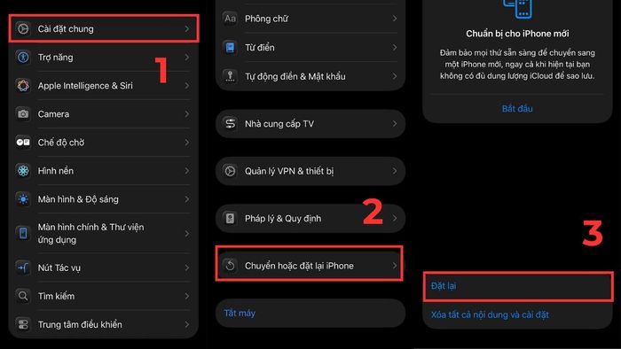 Cách khắc phục tình trạng iPhone báo cuộc gọi bị hủy bằng cách đặt lại mạng