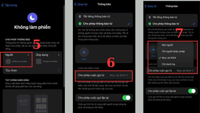 Hướng dẫn thay đổi cài đặt tính năng mặt trăng khuyết trên iPhone, bước 2.