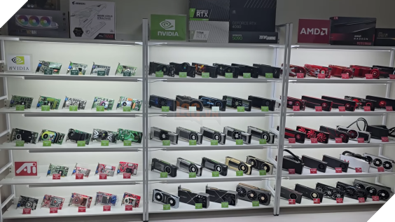 Ngỡ ngàng trước bộ sưu tập GPU 'vô giá' của NVIDIA và AMD kéo dài ba thập kỷ.