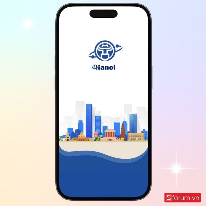 Mở ứng dụng iHanoi để bắt đầu sử dụng các dịch vụ.