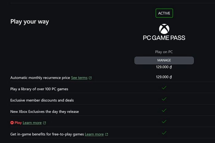 Microsoft đã quyết định tăng giá Game Pass lên 50%