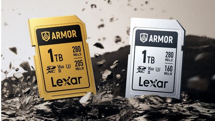 Lexar ra mắt thẻ nhớ 1TB SDXC ARMOR GOLD và ARMOR SILVER PRO