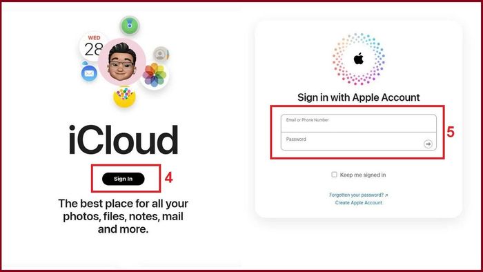 Hướng dẫn nhập danh bạ từ Gmail vào iCloud trên iPhone, bước 2