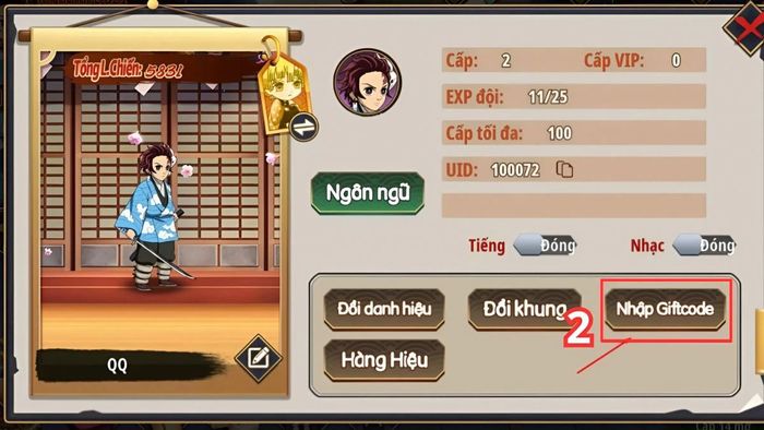 Hướng dẫn nhập mã code Demon King Legend