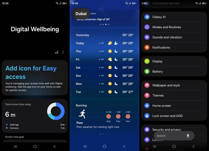 Ứng dụng Digital Wellbeing cũng được cải tiến trong One UI 8.5