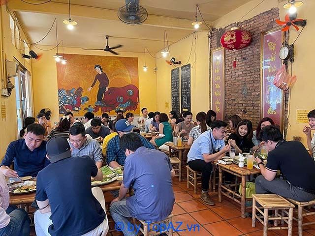 quán bún đậu ngõ nhỏ phố nhỏ