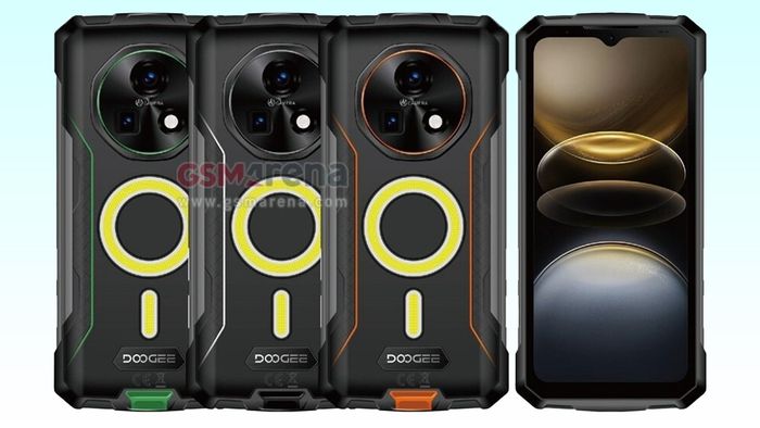 Doogee Fire 5 Ultra sở hữu thiết kế siêu bền bỉ và được trang bị đèn cắm trại tiện dụng ở mặt lưng.