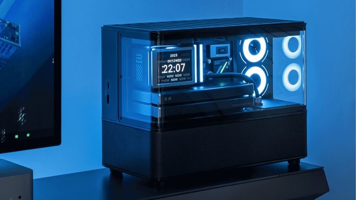 Huazai New Cyber sử dụng cấu trúc loa 2.1 kênh, bao gồm loa siêu trầm 4 inch, hai củ loa và ba màng rung thụ động.