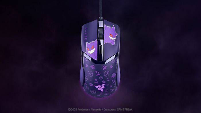 Razer Cobra - Gengar Edition là chuột gaming có dây siêu nhẹ, chỉ nặng 58g