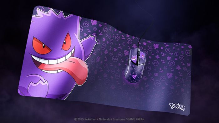 Chuột Razer Cobra - Gengar Edition và lót chuột Razer Gigantus V2 - XXL - Gengar Edition