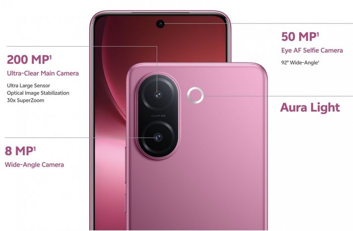Vivo V60e, mẫu điện thoại tầm trung mới, sở hữu hệ thống camera chất lượng vượt trội.