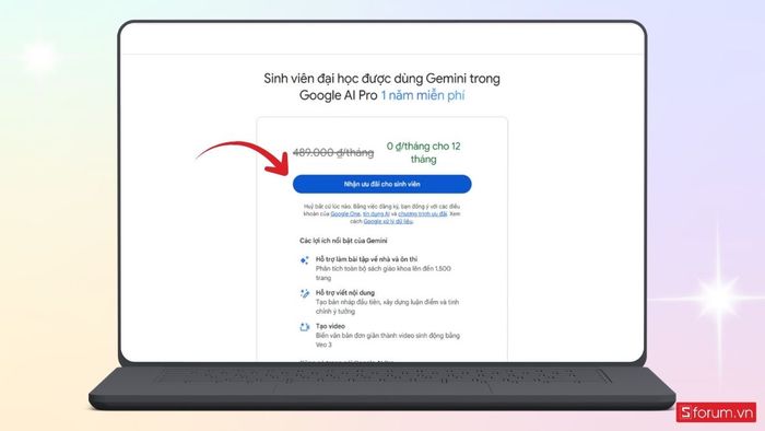 Nhận ưu đãi 1 năm sử dụng Google One miễn phí cho sinh viên.