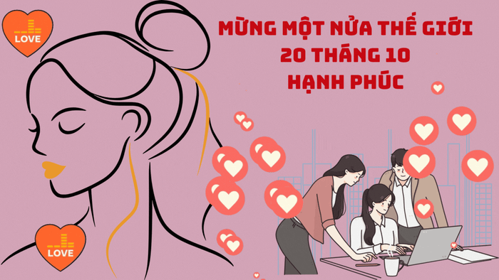 GIF 20/10 dành tặng cho đồng nghiệp, bạn bè thân thiết
