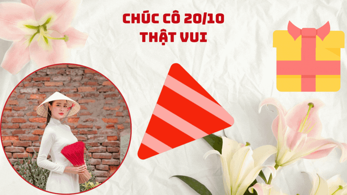 Gửi ảnh GIF để chúc mừng cô giáo trong dịp Ngày 20/10