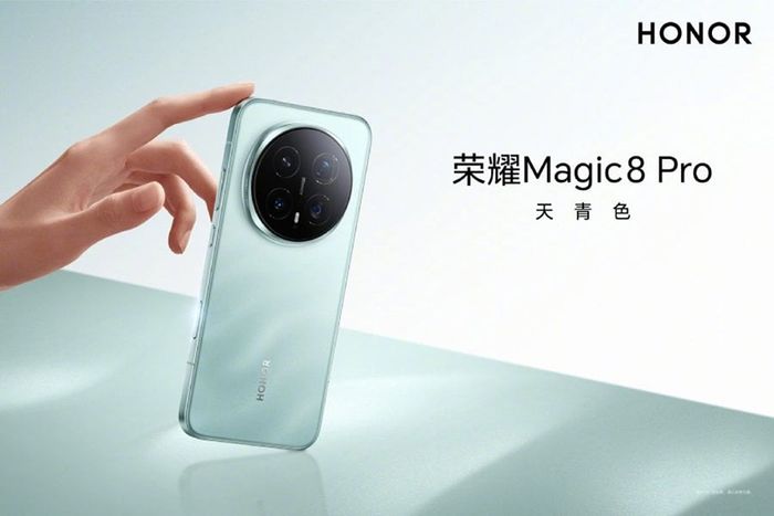 Honor Magic 8 Pro phiên bản màu xanh