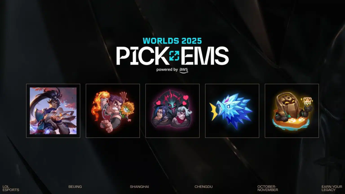 Riot Games chính thức công bố sự trở lại của Pick’Ems tại CKTG Liên Minh Huyền Thoại 2025
