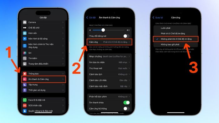Hướng dẫn tắt rung trên iPhone khi máy đang ở chế độ im lặng