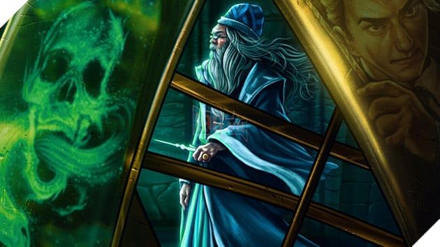 Hình ảnh về nhân vật Dumbledore trong thế giới phù thủy Harry Potter.