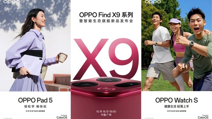 OPPO ra mắt video giới thiệu dòng Find X9 Series, đồng hồ Watch S và máy tính bảng Pad 5 mới.