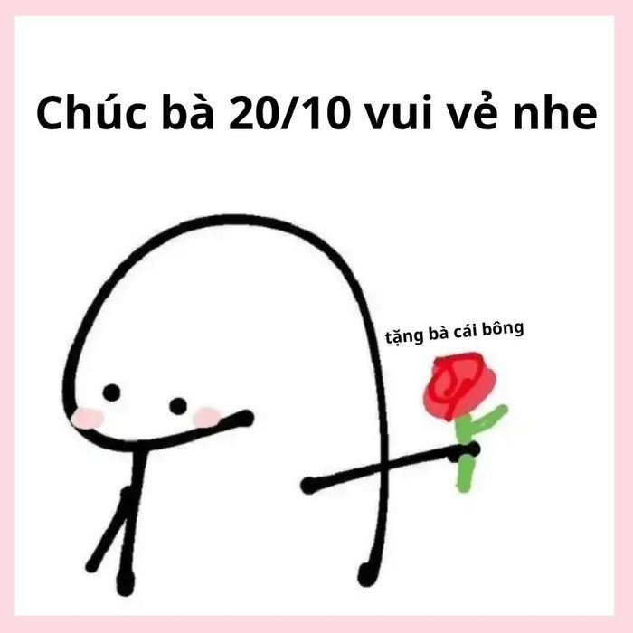 Meme 20/10 tự chế sáng tạo và độc đáo