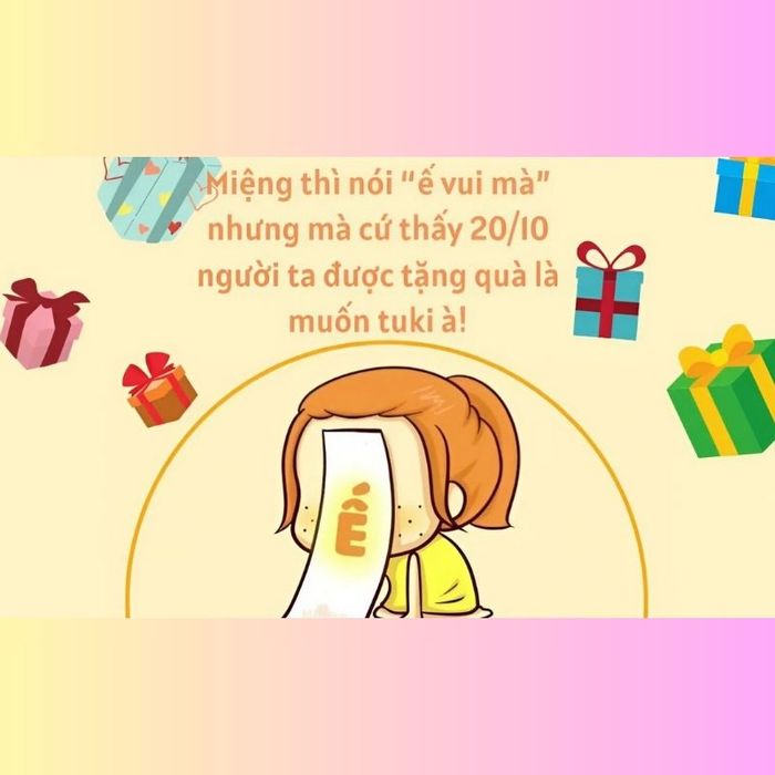 Meme hài hước troll bạn thân ngày 20/10